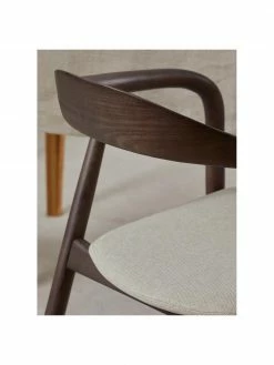 Westwing Collection Chaise en bois avec coussin d'assise Angelina, larg. 57 x haut. 80 cm 11 Westwing Collection Chaise en bois avec coussin d'assise Angelina, larg. 57 x haut. 80 cm -Salle à manger Soldes Chaise en bois avec coussin dassise Angelina 15