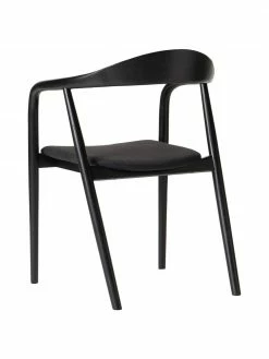 Westwing Collection Chaise en bois avec coussin d'assise Angelina, larg. 57 x haut. 80 cm -Salle à manger Soldes Chaise en bois avec coussin dassise Angelina 5