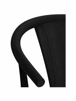 Chaise en bois avec jonc tressé Janik, larg. 54 x prof. 54 cm -Salle à manger Soldes Chaise en bois avec jonc tresse Janik 5