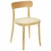 Westwing Collection Chaise en bois cannage Richie, 2 pièces, larg. 45 x haut. 75 cm -Salle à manger Soldes Chaise en bois cannage Richie 2 pieces