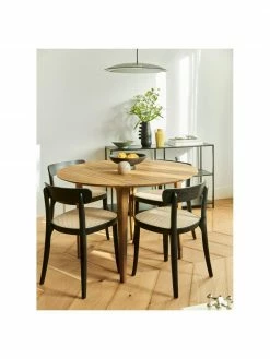 Westwing Collection Chaise en bois cannage Richie, 2 pièces, larg. 45 x haut. 75 cm -Salle à manger Soldes Chaise en bois cannage Richie 2 pieces 9