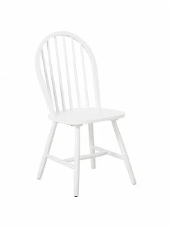 Westwing Collection Chaise en bois style Windsor Megan, 2 pièces, larg. 46 x prof. 51 cm