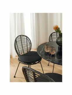 Westwing Collection Chaise en polyrotin Cordula, 2 pièces, larg. 48 x prof. 57 cm -Salle à manger Soldes Chaise en polyrotin Cordula 2 pieces 8