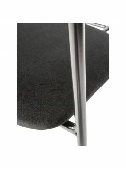 Chaise en velours noir Elvy, larg. 52 x prof. 50 cm 13 Chaise en velours noir Elvy, larg. 52 x prof. 50 cm -Salle à manger Soldes Chaise en velours noir Elvy 5