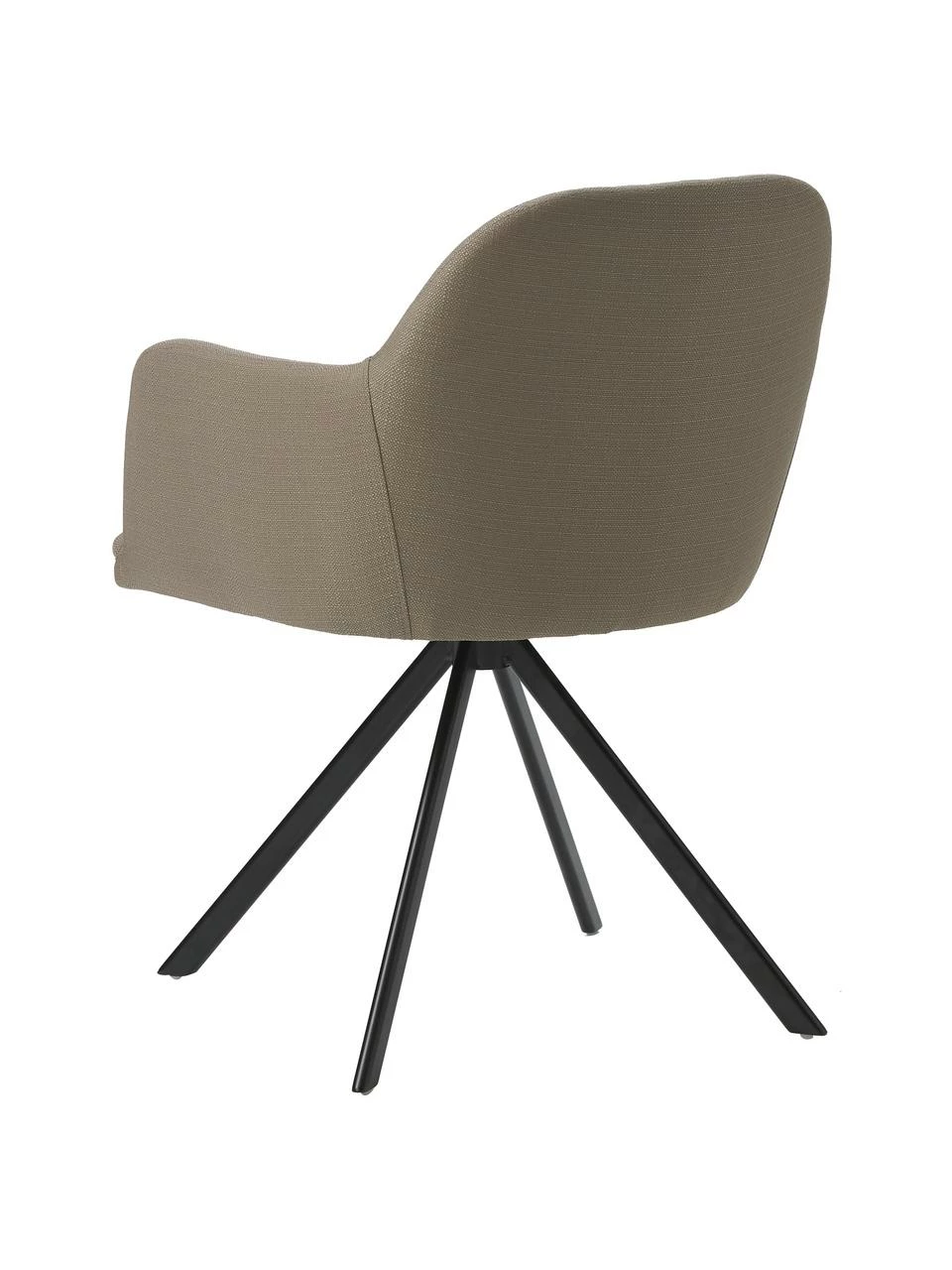 Westwing Collection Chaise pivotante à accoudoirs rembourrée Lola, larg. 58 x prof. 53 cm 8 Westwing Collection Chaise pivotante à accoudoirs rembourrée Lola, larg. 58 x prof. 53 cm – Image 6