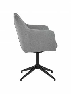 Chaise pivotante avec accoudoirs Nora, larg. 58 x prof. 57 cm -Salle à manger Soldes Chaise pivotante avec accoudoirs Nora 4