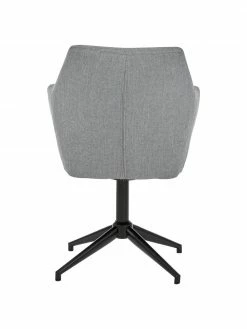 Chaise pivotante avec accoudoirs Nora, larg. 58 x prof. 57 cm -Salle à manger Soldes Chaise pivotante avec accoudoirs Nora 5
