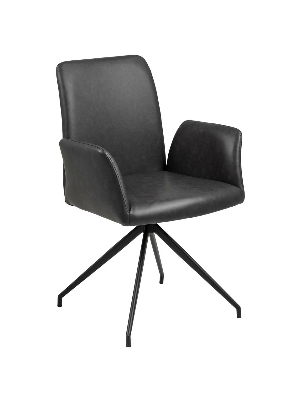 Chaise pivotante cuir synthétique Naya, larg. 59 x prof. 59 cm 3 Chaise pivotante cuir synthétique Naya, larg. 59 x prof. 59 cm