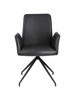 Chaise pivotante cuir synthétique Naya, larg. 59 x prof. 59 cm 11 Chaise pivotante cuir synthétique Naya, larg. 59 x prof. 59 cm -Salle à manger Soldes Chaise pivotante cuir synthetique Naya 9