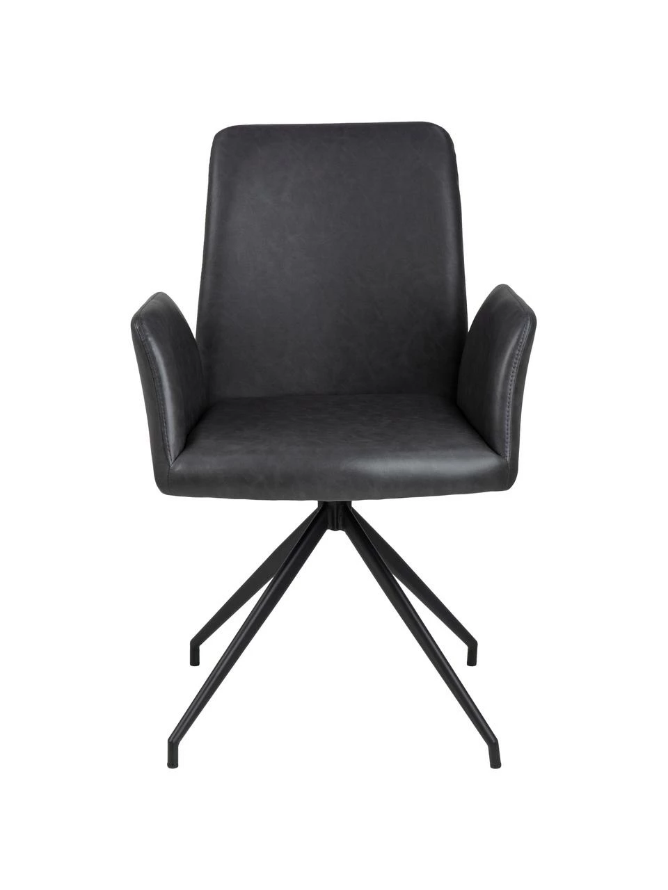 Chaise pivotante cuir synthétique Naya, larg. 59 x prof. 59 cm 6 Chaise pivotante cuir synthétique Naya, larg. 59 x prof. 59 cm – Image 4