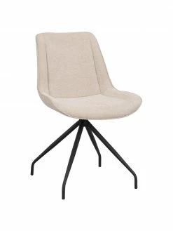 Rowico Chaise pivotante rembourrée beige Rossport, 2 pièces, larg. 52 x prof. 58 cm
