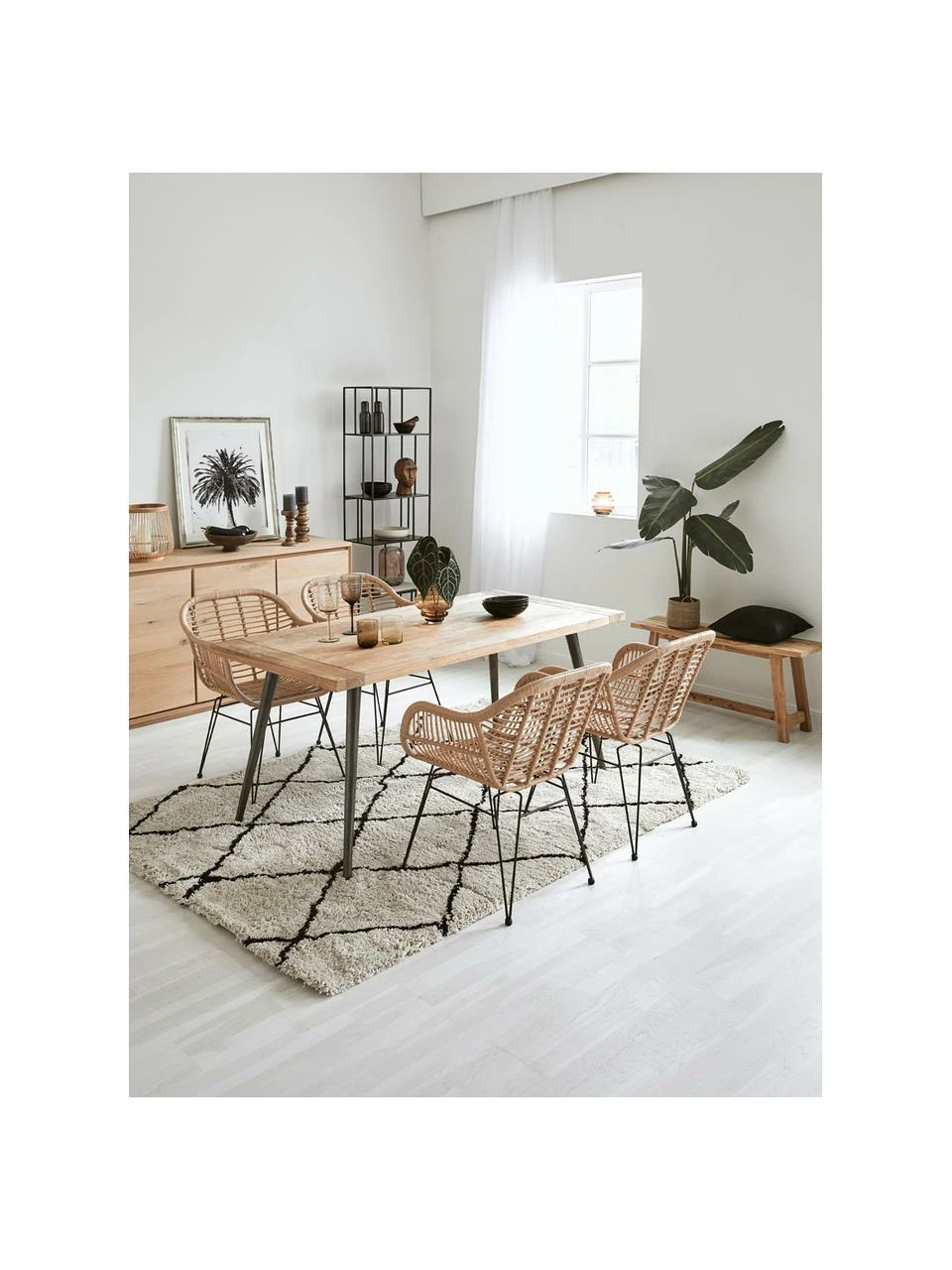 Westwing Collection Chaise polyrotin Costa, 2 pièces, larg. 59 x prof. 58 cm 4 Westwing Collection Chaise polyrotin Costa, 2 pièces, larg. 59 x prof. 58 cm – Image 2