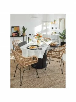 Westwing Collection Chaise polyrotin Costa, 2 pièces, larg. 59 x prof. 58 cm 10 Westwing Collection Chaise polyrotin Costa, 2 pièces, larg. 59 x prof. 58 cm -Salle à manger Soldes Chaise polyrotin Costa 2 pieces 14