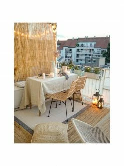 Westwing Collection Chaise polyrotin Costa, 2 pièces, larg. 47 x prof. 61 cm -Salle à manger Soldes Chaise polyrotin Costa 2 pieces 2