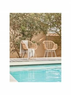 Westwing Collection Chaise polyrotin Costa, 2 pièces, larg. 59 x prof. 58 cm -Salle à manger Soldes Chaise polyrotin Costa 2 pieces 20