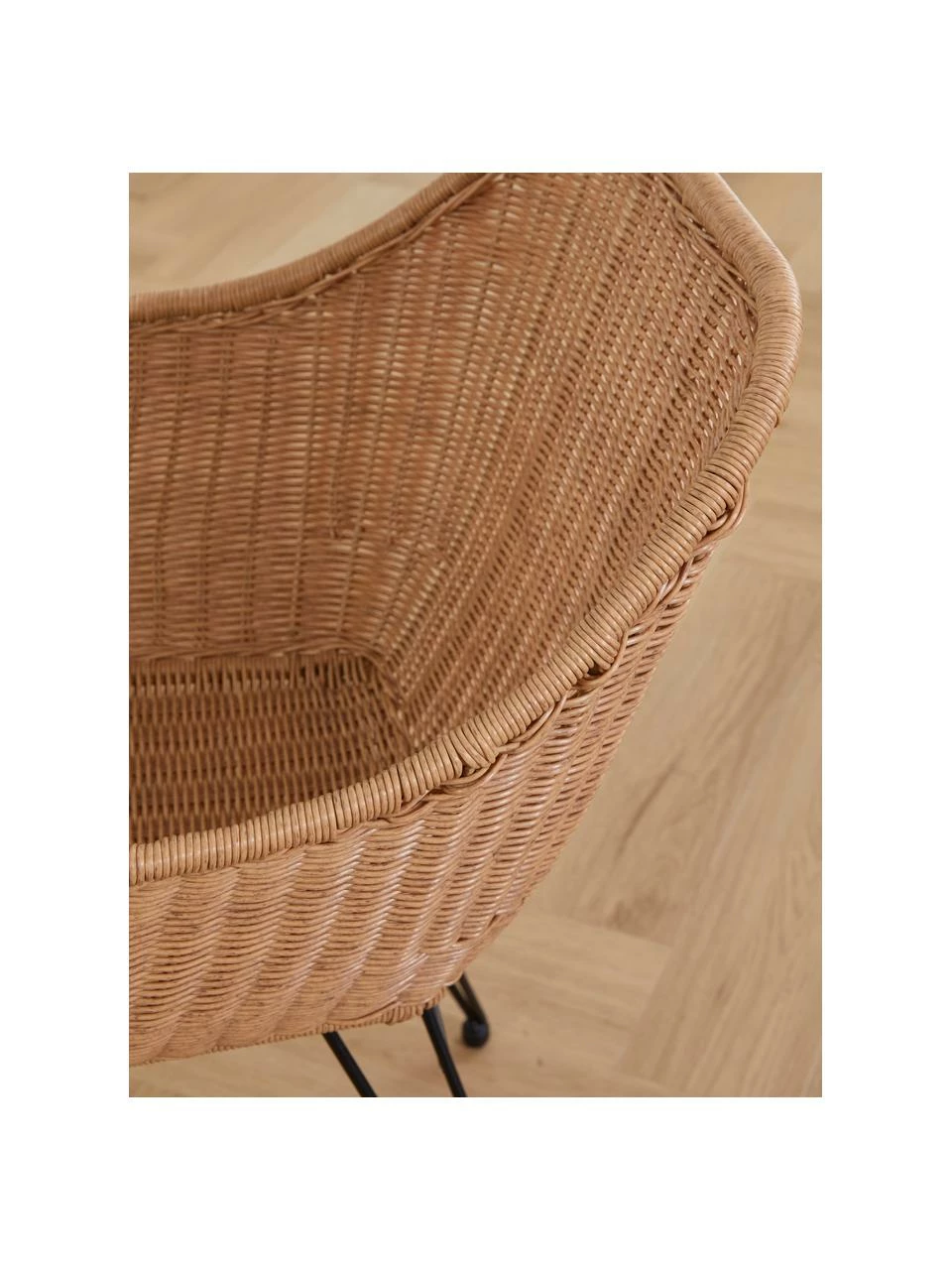 Westwing Collection Chaise polyrotin Costa, 2 pièces, larg. 57 x prof. 58 cm 6 Westwing Collection Chaise polyrotin Costa, 2 pièces, larg. 57 x prof. 58 cm – Image 4