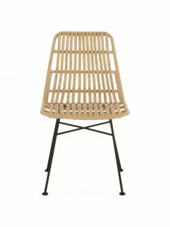 Westwing Collection Chaise polyrotin Costa, 2 pièces, larg. 47 x prof. 61 cm -Salle à manger Soldes Chaise polyrotin Costa 2 pieces 4