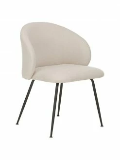 Westwing Collection Chaise rembourrée Luisa, 2 pièces, larg. 59 x prof. 58 cm