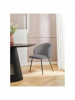 Westwing Collection Chaise rembourrée Minna, 2 pièces, larg. 57 x prof. 56 cm -Salle à manger Soldes Chaise rembourree Minna 2 pieces 1