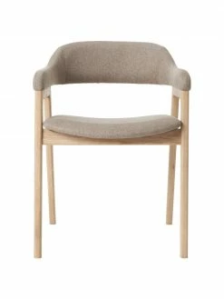 Westwing Collection Chaise rembourrée à accoudoirs Santiano, larg. 58 x prof. 58 cm 13 Westwing Collection Chaise rembourrée à accoudoirs Santiano, larg. 58 x prof. 58 cm -Salle à manger Soldes Chaise rembourree a accoudoirs Santiano 11