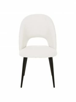 Westwing Collection Chaise rembourrée beige Rachel, larg. 53 x prof. 57 cm -Salle à manger Soldes Chaise rembourree beige Rachel 4