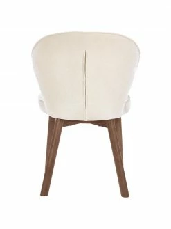 Westwing Collection Chaise rembourrée blanc crème Serena, larg. 55 x prof. 63 cm 13 Westwing Collection Chaise rembourrée blanc crème Serena, larg. 55 x prof. 63 cm -Salle à manger Soldes Chaise rembourree blanc creme Serena 5