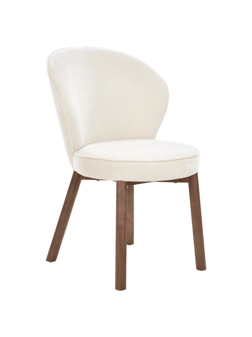 Westwing Collection Chaise rembourrée blanc crème Serena, larg. 55 x prof. 63 cm 3 Westwing Collection Chaise rembourrée blanc crème Serena, larg. 55 x prof. 63 cm