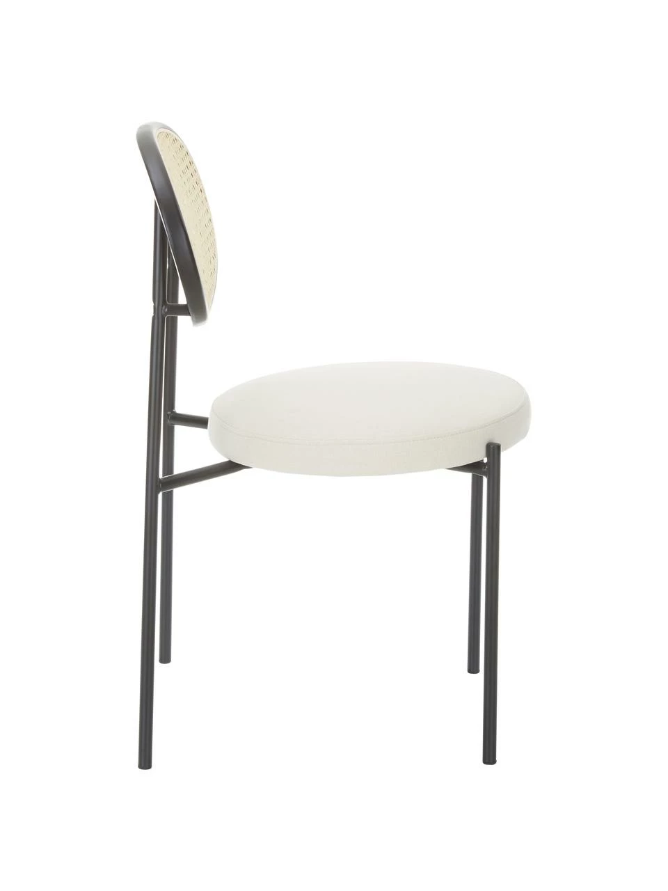 Westwing Collection Chaise rembourrée cannage Niko, 2 pièces, larg. 54 x haut. 84 cm 8 Westwing Collection Chaise rembourrée cannage Niko, 2 pièces, larg. 54 x haut. 84 cm – Image 6