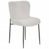 Westwing Collection Chaise rembourrée design Tess, larg. 49 x prof. 64 cm -Salle à manger Soldes Chaise rembourree design Tess