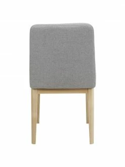 Westwing Collection Chaise rembourrée grise Koga, larg. 47 x haut. 86 cm -Salle à manger Soldes Chaise rembourree grise Koga 5