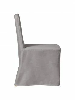 Westwing Collection Chaise rembourrée grise avec housse Russell, larg. 47 x haut. 86 cm 12 Westwing Collection Chaise rembourrée grise avec housse Russell, larg. 47 x haut. 86 cm -Salle à manger Soldes Chaise rembourree grise avec housse Russell 4