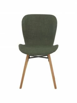 Chaise rembourrée scandinave vert Batilda, 2 pièces, larg. 47 x prof. 53 cm -Salle à manger Soldes Chaise rembourree scandinave vert Batilda 2 pieces 3