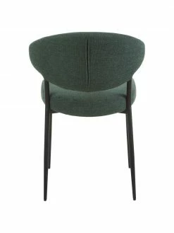 Westwing Collection Chaise rembourrée verte Adele, 2 pièces, larg. 54 x prof. 57 cm -Salle à manger Soldes Chaise rembourree verte Adele 2 pieces 5