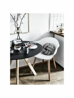 Westwing Collection Chaise scandinave plastique Claire, larg. 60 x prof. 54 cm -Salle à manger Soldes Chaise scandinave plastique Claire 2