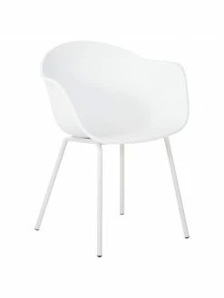 Westwing Collection Chaise scandinave plastique Claire, larg. 60 x prof. 54 cm