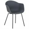 Westwing Collection Chaise scandinave plastique Claire, larg. 60 x prof. 54 cm