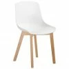 Westwing Collection Chaise scandinave plastique Dave, 2 pièces, larg. 46 x haut. 52 cm