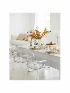 Salle à manger Soldes -Salle à manger Soldes Chaise transparente en plastique Louis Ghost 1