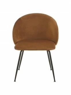 Westwing Collection Chaise velours rembourré Luisa, 2 pièces, larg. 59 x prof. 58 cm -Salle à manger Soldes Chaise velours rembourre Luisa 2 pieces 3