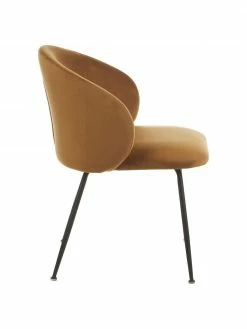 Westwing Collection Chaise velours rembourré Luisa, 2 pièces, larg. 59 x prof. 58 cm -Salle à manger Soldes Chaise velours rembourre Luisa 2 pieces 4