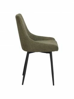 Rowico Chaise verte rembourrée Sierra, 2 pièces, larg. 49 x prof. 55 cm -Salle à manger Soldes Chaise verte rembourree Sierra 2 pieces 3