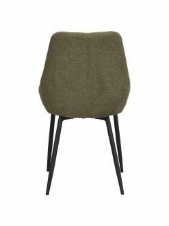 Rowico Chaise verte rembourrée Sierra, 2 pièces, larg. 49 x prof. 55 cm -Salle à manger Soldes Chaise verte rembourree Sierra 2 pieces 5