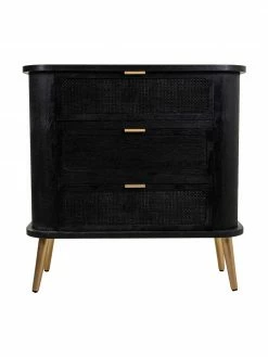 Commode arrondie Cayetana, larg. 80 x haut. 81 cmDisponibilité limitée -Salle à manger Soldes Commode arrondie Cayetana 3