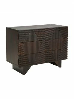 Westwing Collection Commode bois de manguier massif Louis, larg. 100 x haut. 75 cm