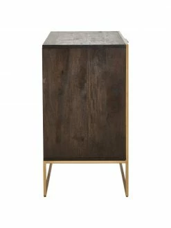 Westwing Collection Commode en bois massif Harry, larg. 100 x haut. 80 cm -Salle à manger Soldes Commode en bois massif Harry 4