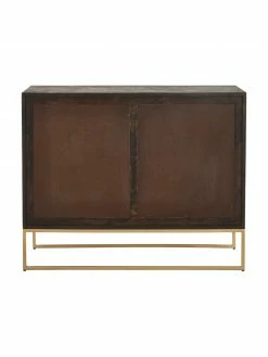 Westwing Collection Commode en bois massif Harry, larg. 100 x haut. 80 cm -Salle à manger Soldes Commode en bois massif Harry 5