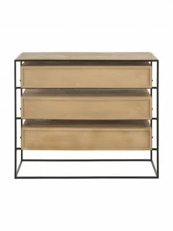 Westwing Collection Commode manguier massif Lyle, larg. 100 x haut. 82 cm -Salle à manger Soldes Commode manguier massif Lyle 5