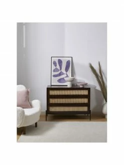 Westwing Collection Commode noire en cannage brun foncé Vienna, larg. 105 x haut. 78 cm 11 Westwing Collection Commode noire en cannage brun foncé Vienna, larg. 105 x haut. 78 cm -Salle à manger Soldes Commode noire en cannage brun fonce Vienna 3