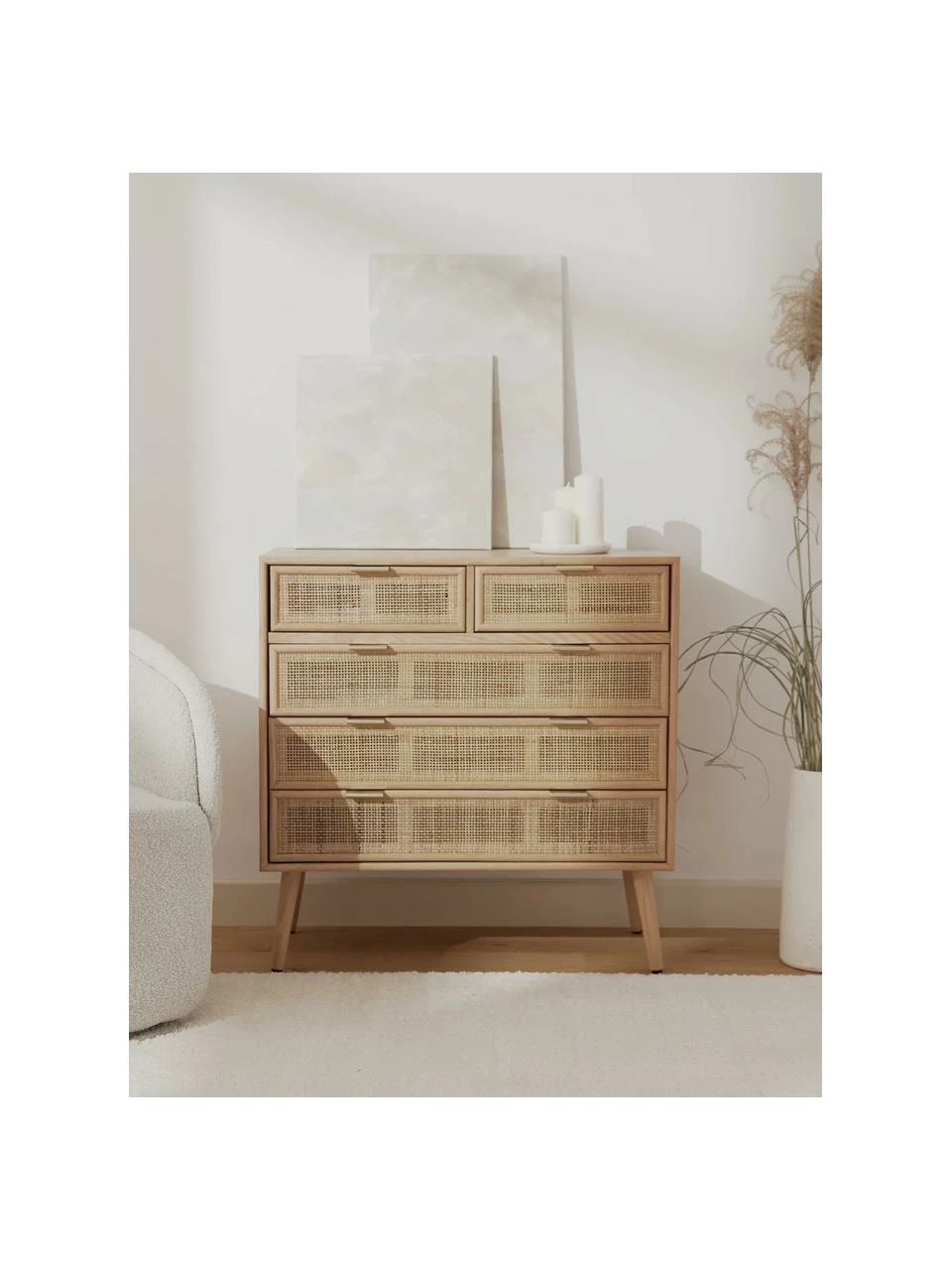 Commode rustique Cayetana, larg. 80 x haut. 81 cmDisponibilité limitée 4 Commode rustique Cayetana, larg. 80 x haut. 81 cmDisponibilité limitée – Image 2