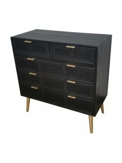 Commode rustique Cayetana, larg. 80 x haut. 81 cmDisponibilité limitée -Salle à manger Soldes Commode rustique Cayetana 10